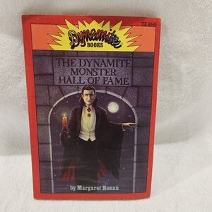 Dynamite Red Border Vampire Illustration Book Cover